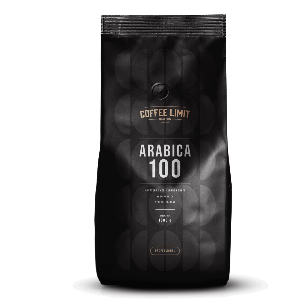 COFFEE LIMIT zrnková káva ARABICA 100% 1kg