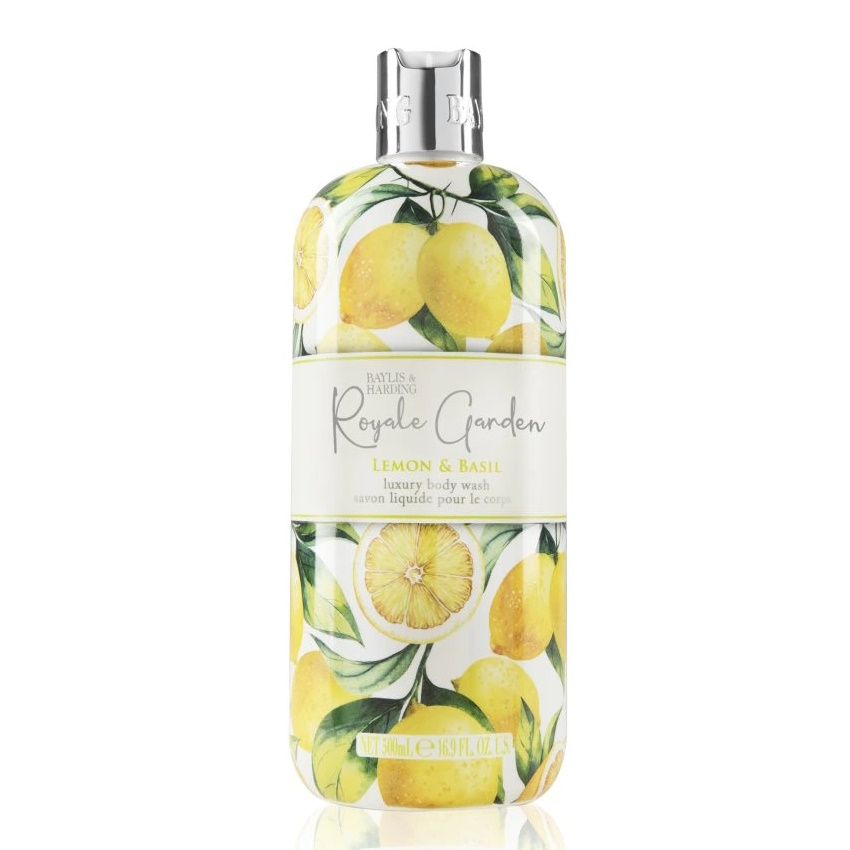 BAYLIS & HARDING - Sprchový gel CITRÓN A BAZALKA (500ml)